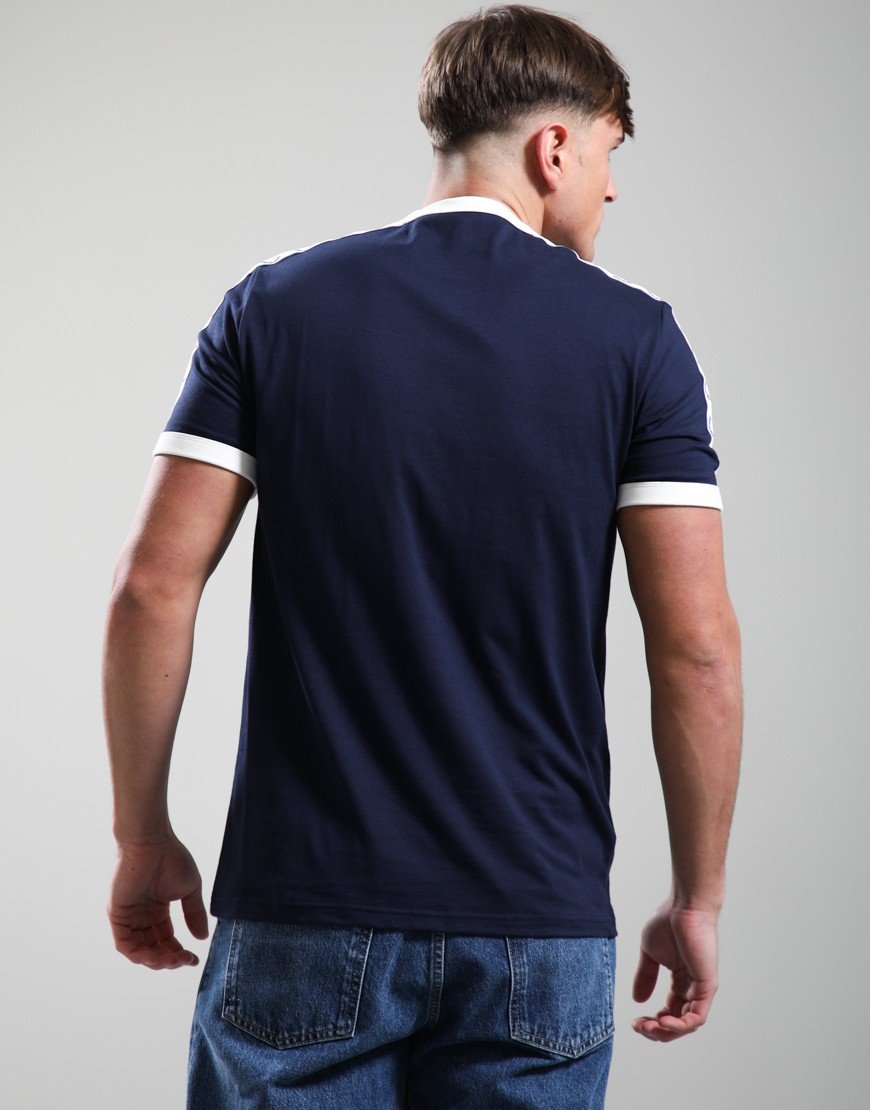 Fred Perry Taped Ringer T-Shirt Carbon Blue