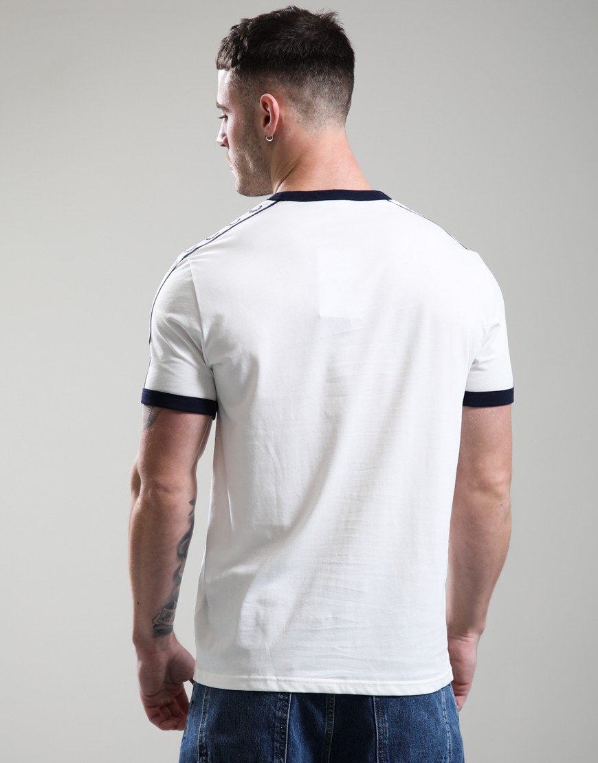 Fred Perry Taped Ringer T-shirt Snow White