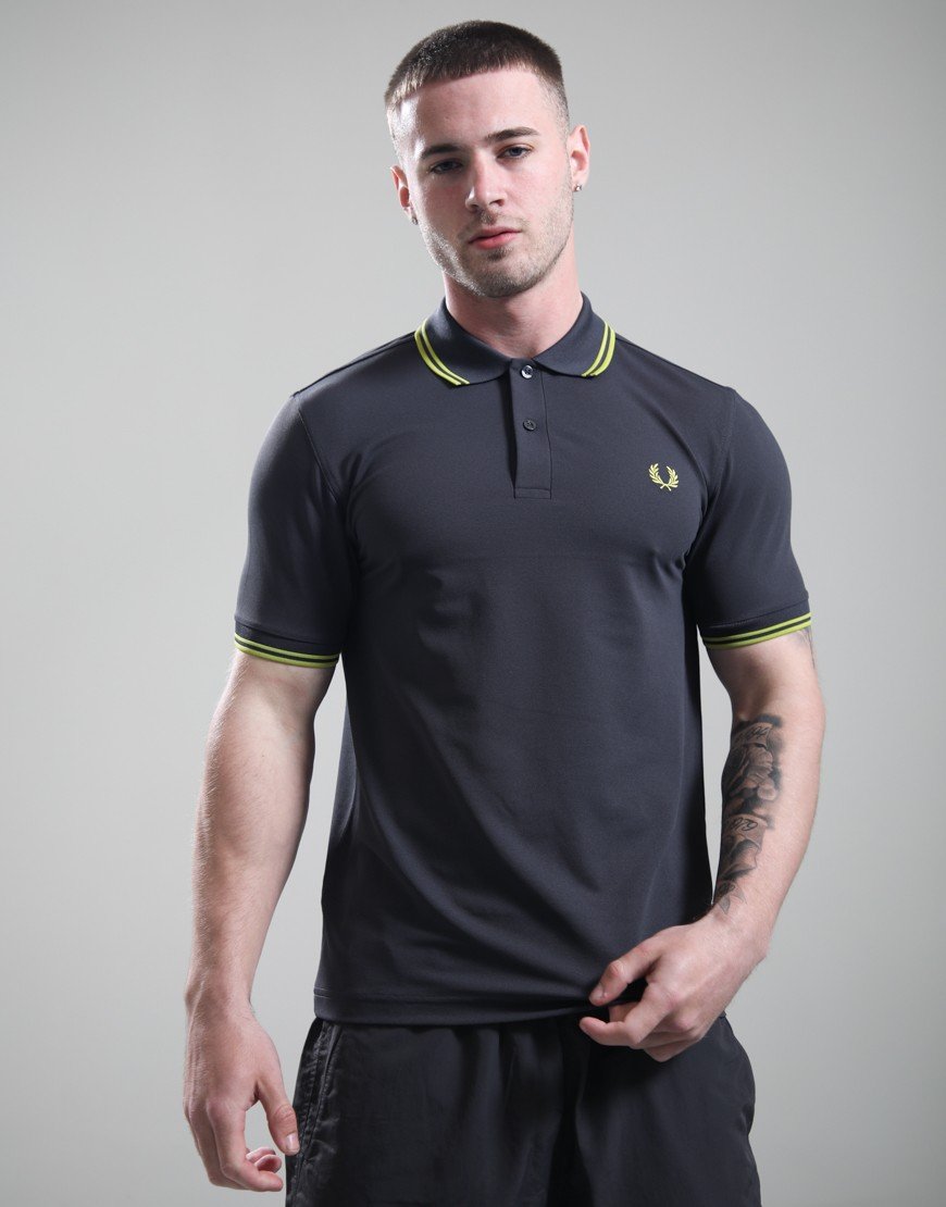 Fred Perry Tennis Polo Shirt Anchor Grey