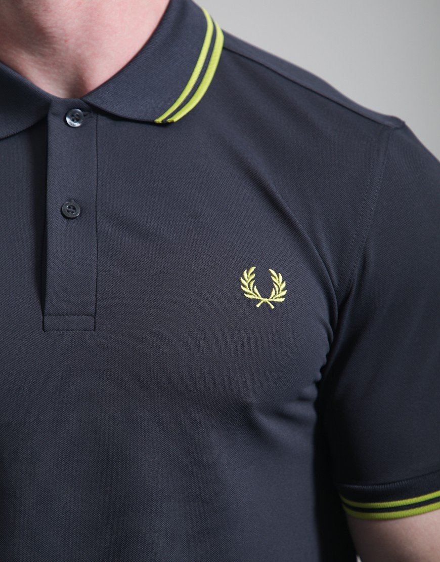 Fred Perry Tennis Polo Shirt Anchor Grey
