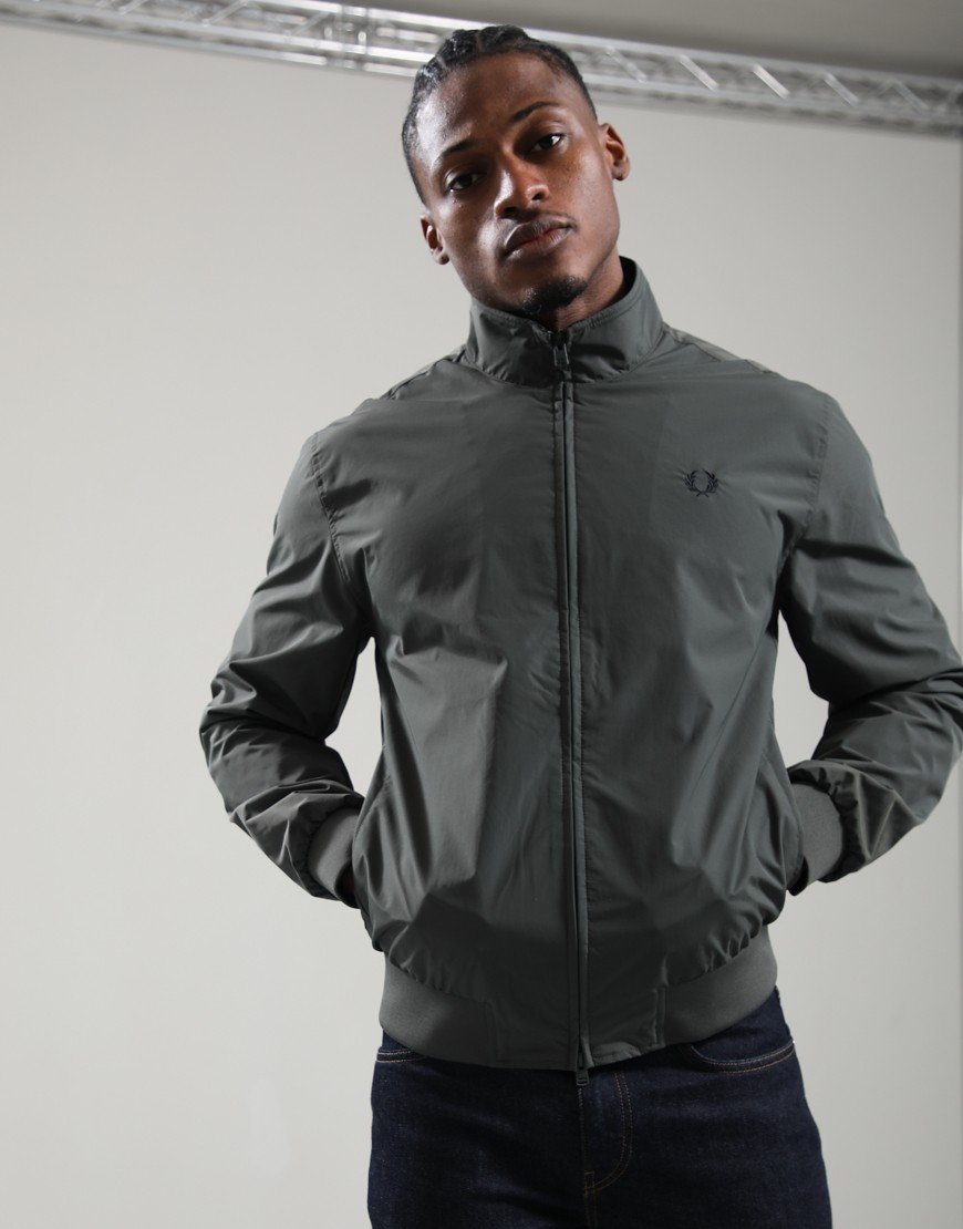 Fred Perry The Brentham Jacket Field Green/Black
