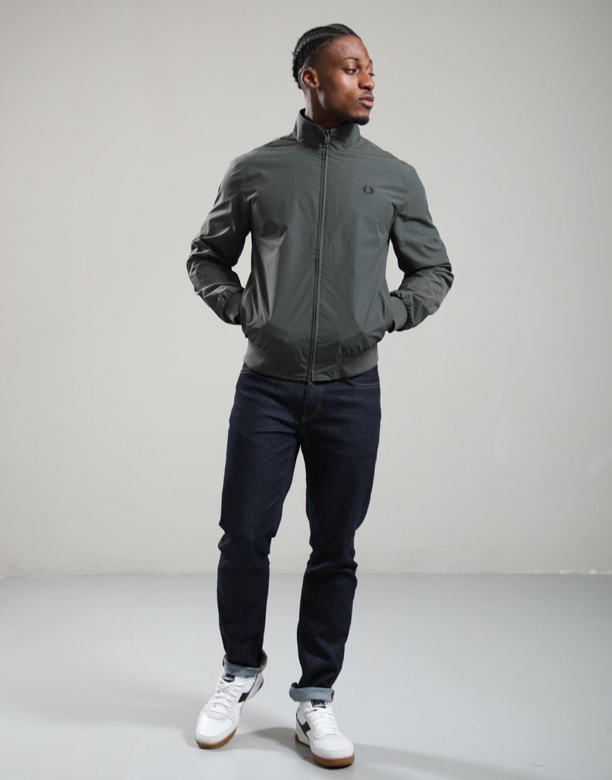 Fred Perry The Brentham Jacket Field Green/Black