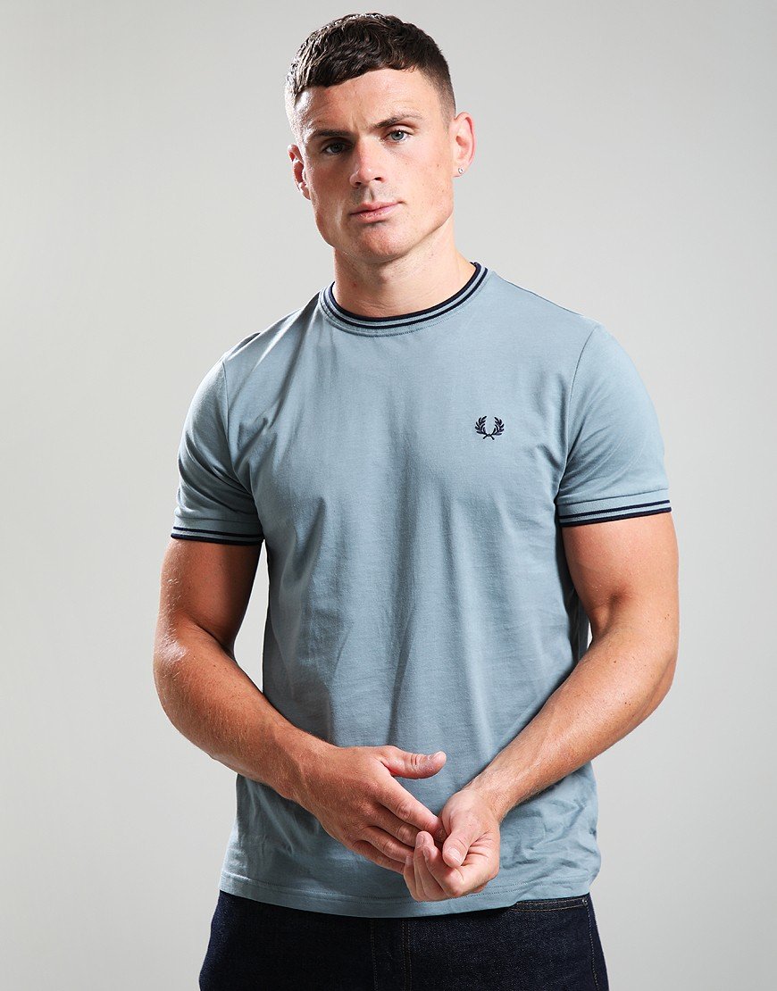 Fred Perry Twin Tipped T-Shirt Stockport Blue/Navy