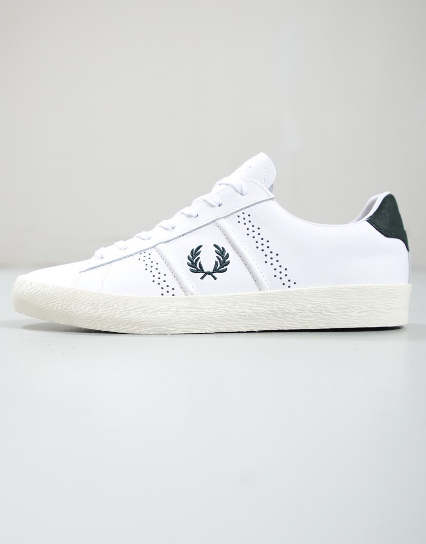 Fred Perry Topspin Leather Trainers White