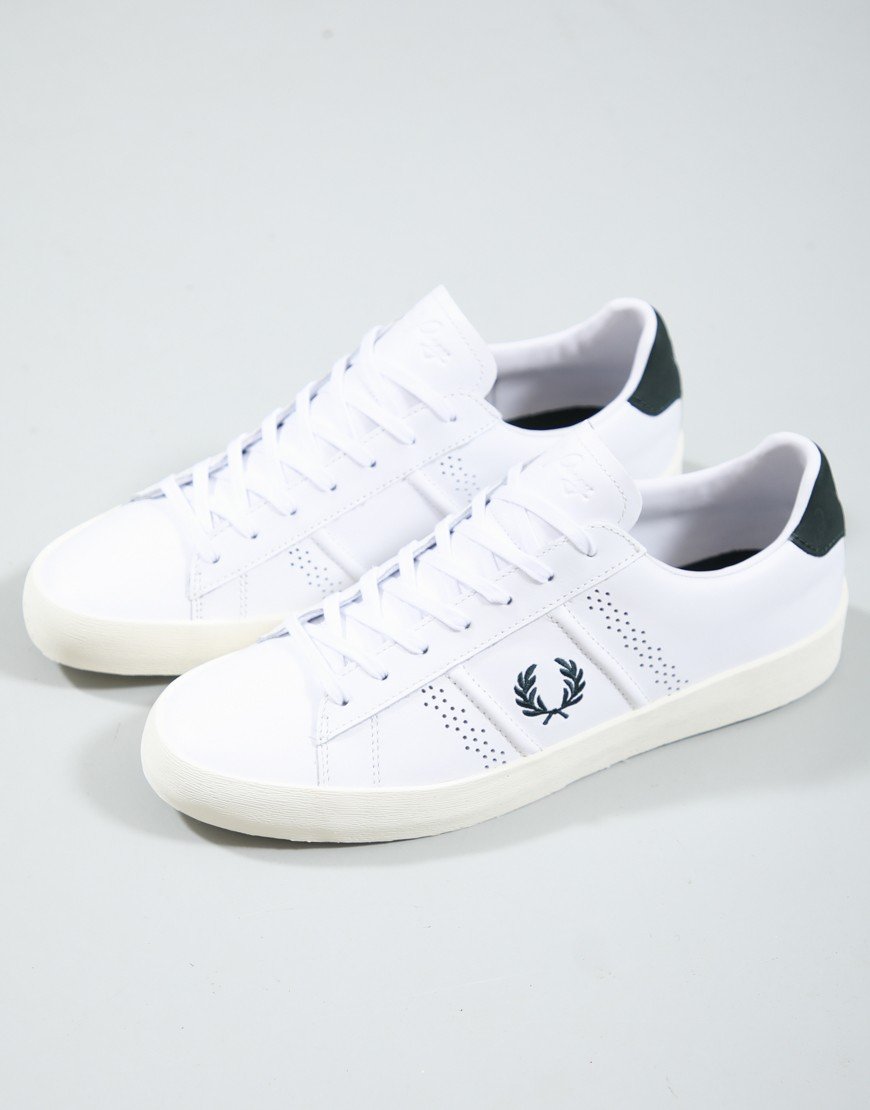 Fred Perry Topspin Leather Trainers White