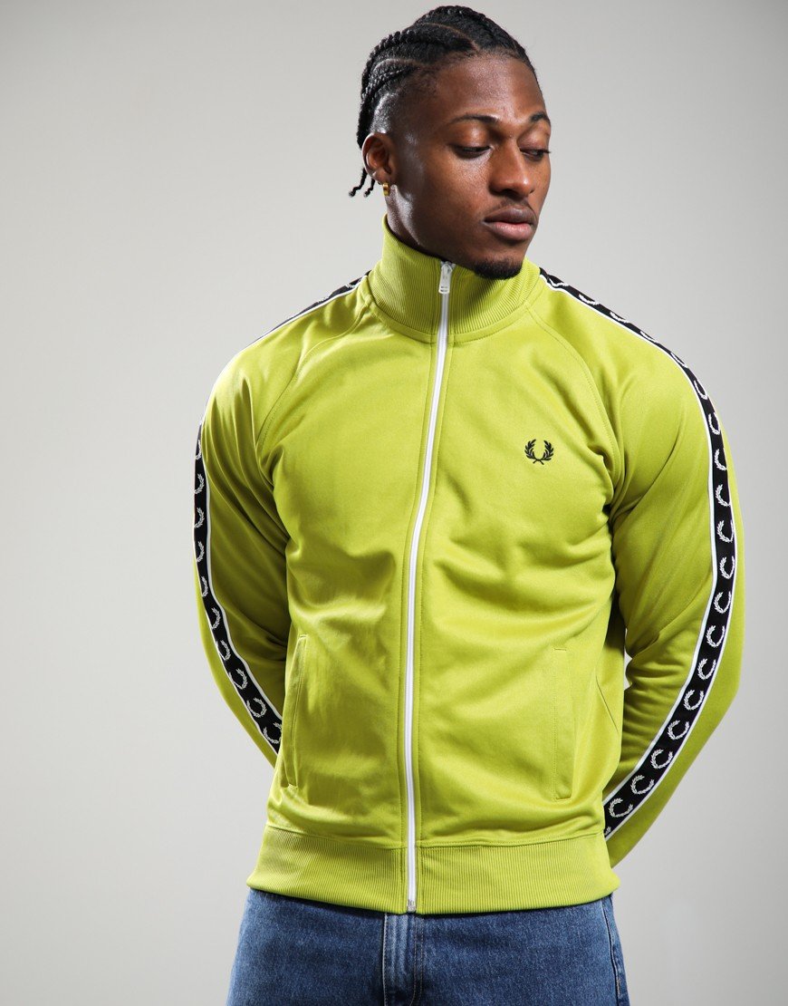 Fred Perry Taped Track Top Tennis Blue/Yellow