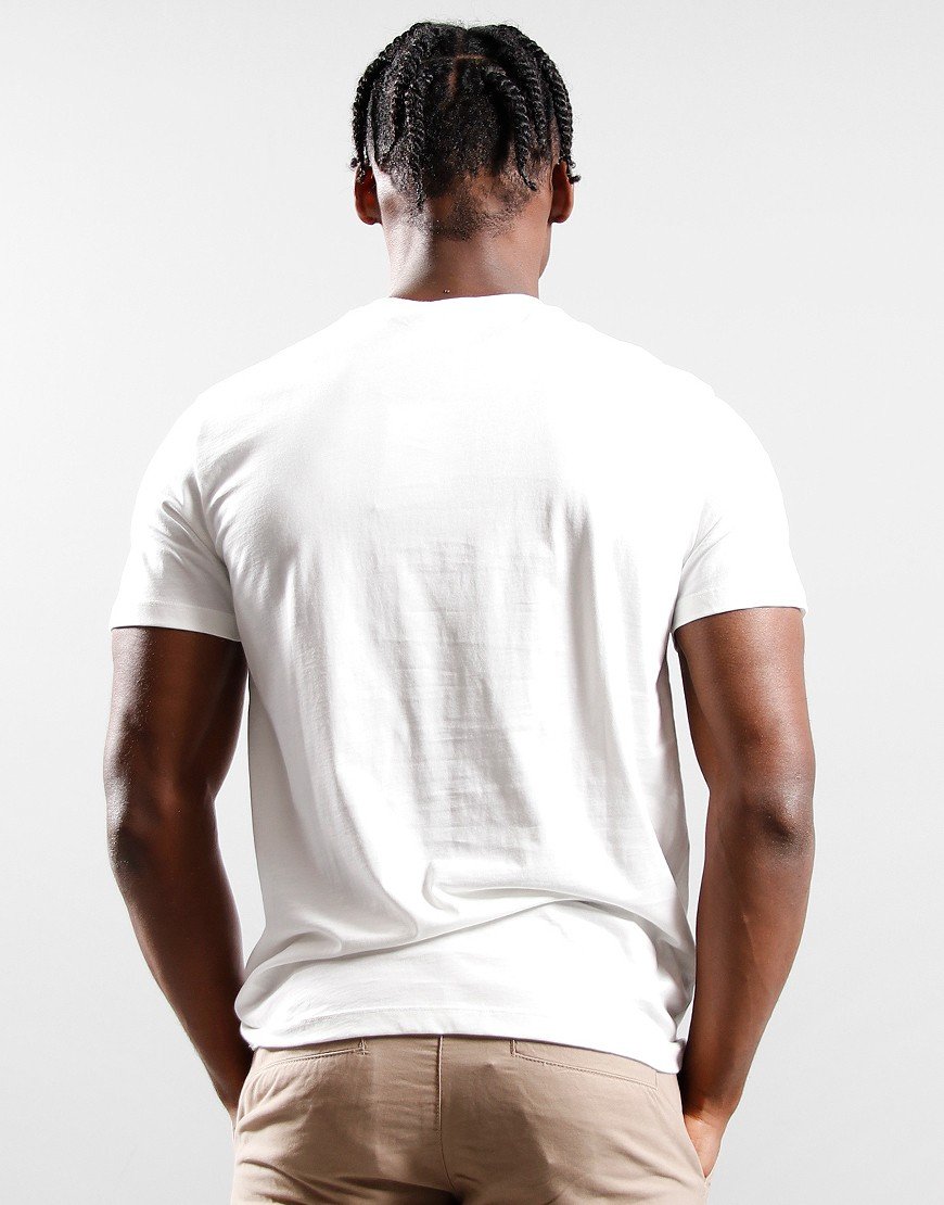 Fred Perry Tramline Panel T-Shirt Snow White