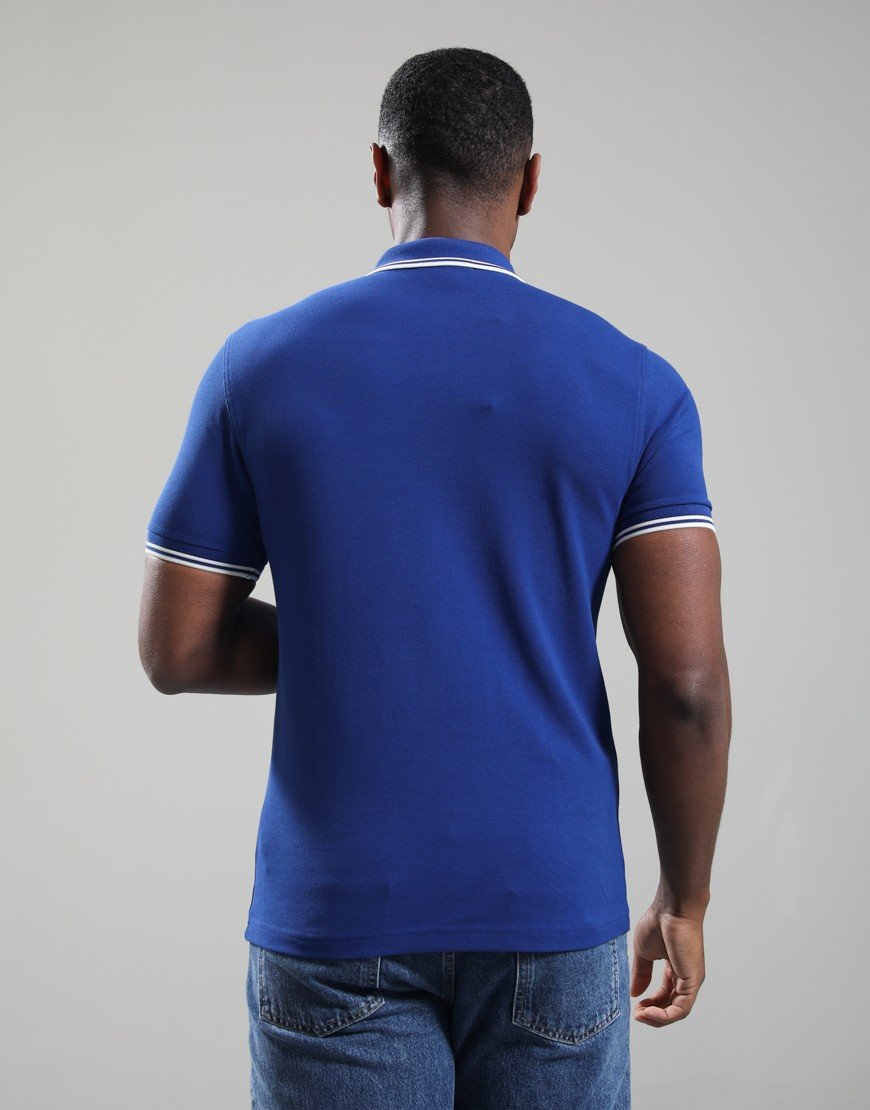 Fred Perry Twin Tipped Polo Shirt Soho Eclipse/Snow White