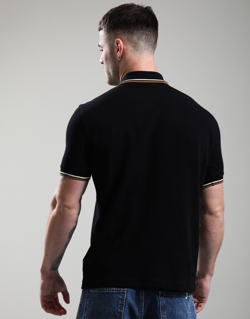 Fred Perry Twin Tipped Polo Shirt Black