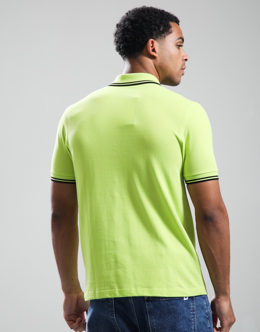 Fred Perry Twin Tipped Polo Shirt Citron/Black