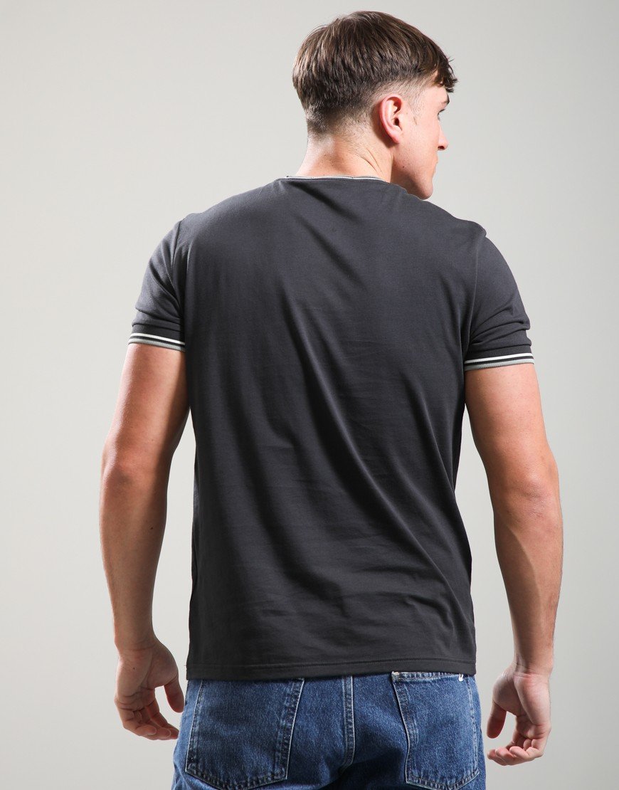 Fred Perry Twin Tipped T-Shirt Ancient Grey/Ecru/Sea Grass