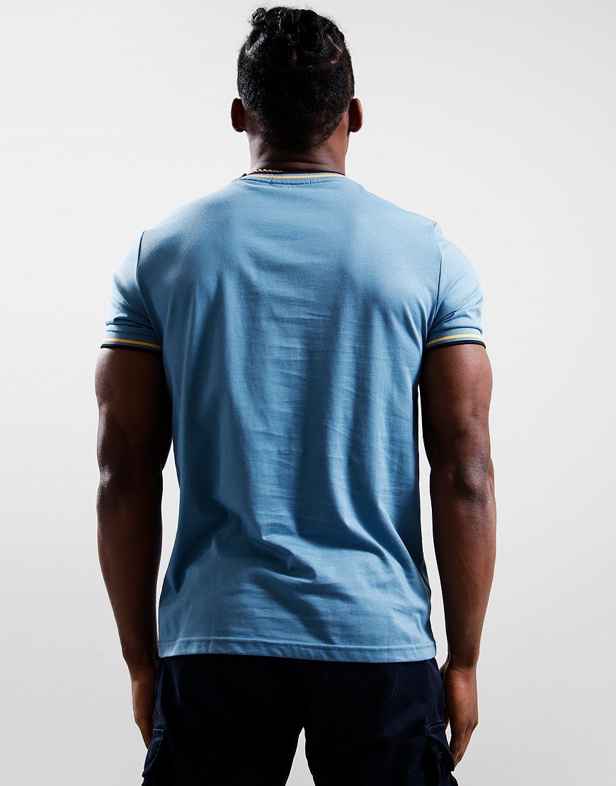 Fred Perry Twin Tipped T-Shirt Ash Blue