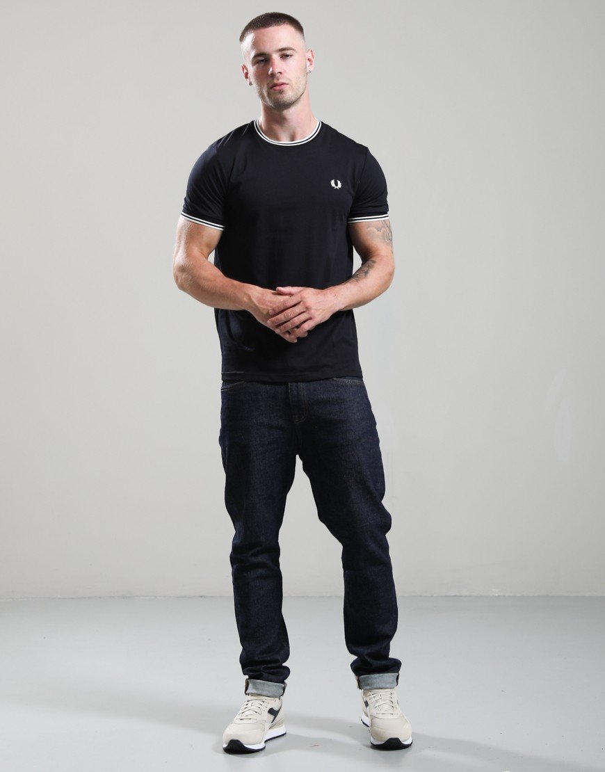 Fred Perry Twin Tipped T-Shirt Black