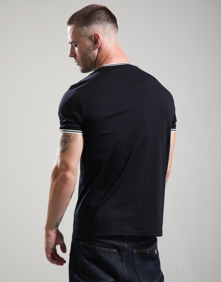 Fred Perry Twin Tipped T-Shirt Black