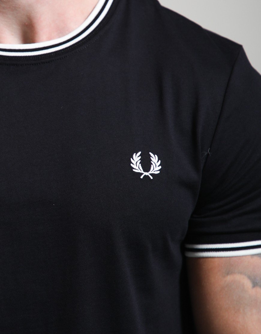 Fred Perry Twin Tipped T-Shirt Black