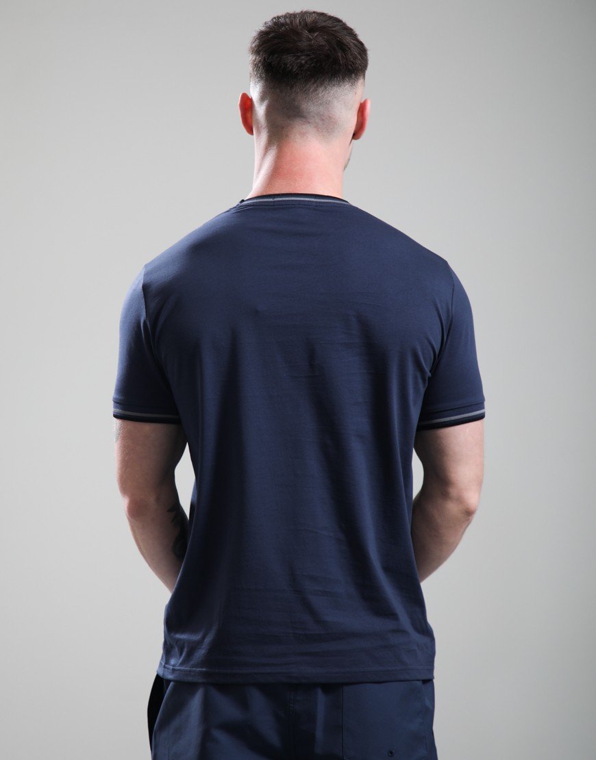 Fred Perry Twin Tipped T-Shirt Dark Airforce/Stockport Blue/Black