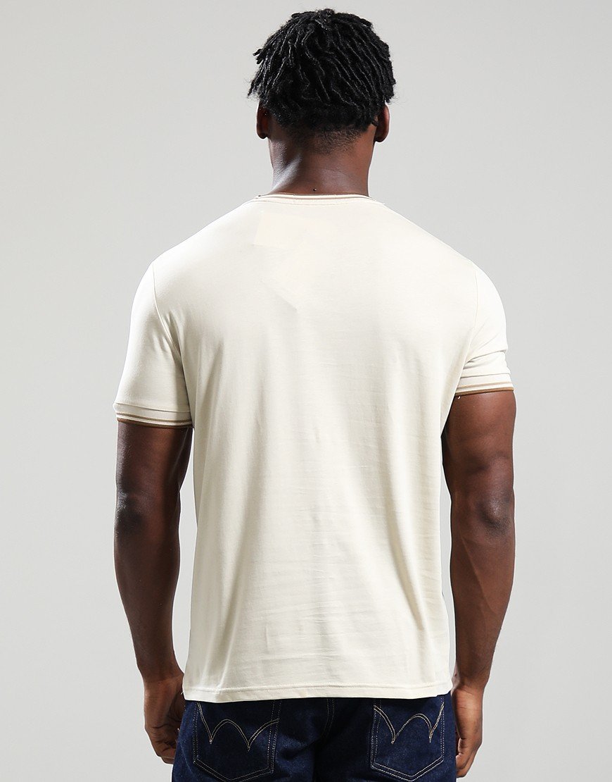 Fred Perry Twin Tipped T-Shirt Oatmeal/Warm Stone 