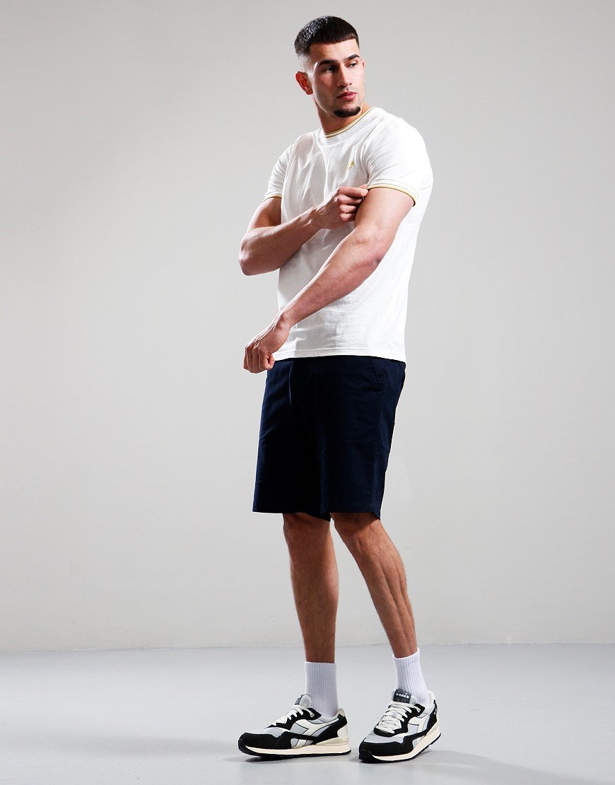 Fred Perry Twin Tipped T-Shirt Snow White/Honeycomb