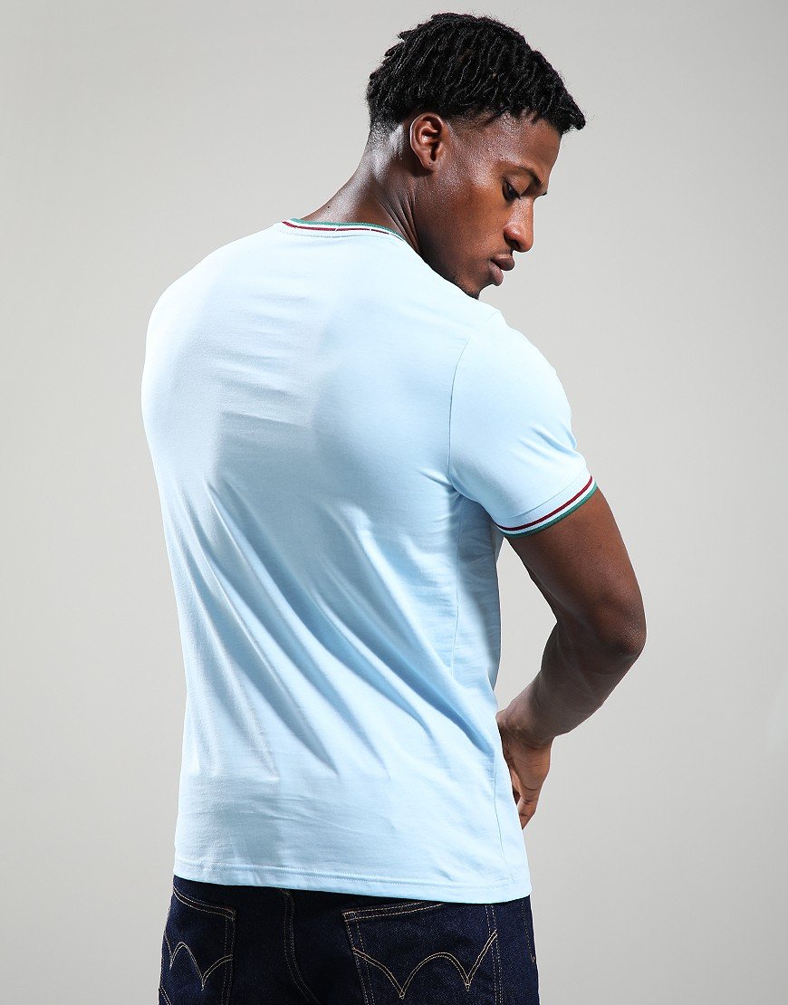 Fred Perry Twin Tipped T-Shirt Track Blue/Burnt Red