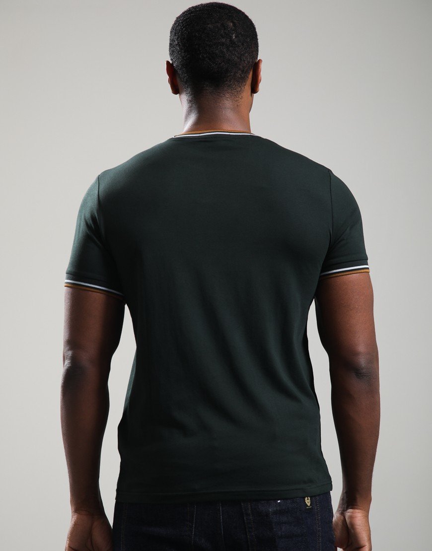 Fred Perry Twin Tipped T-Shirt Night Green