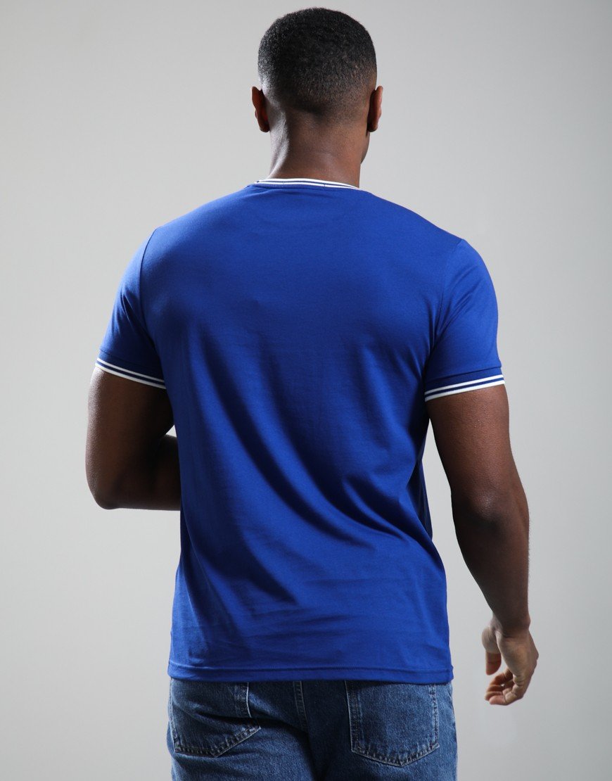 Fred Perry Twin Tipped T-Shirt Soho Blue/Snow White