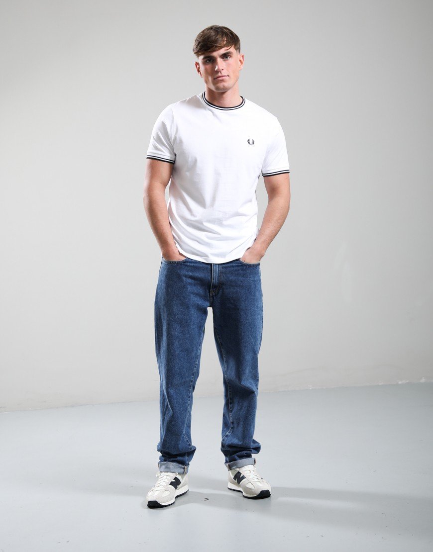 Fred Perry Twin Tipped T-Shirt White