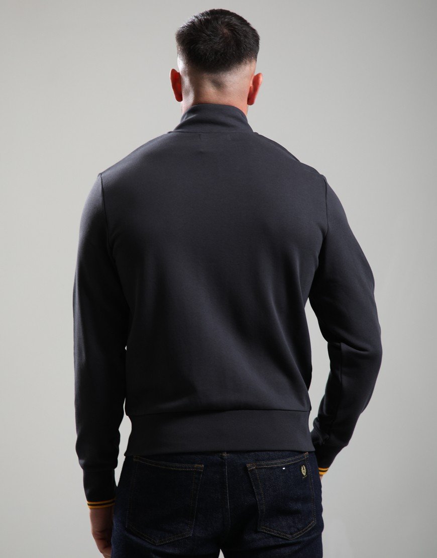 Fred Perry Zip Through Sweat Anchor Grey