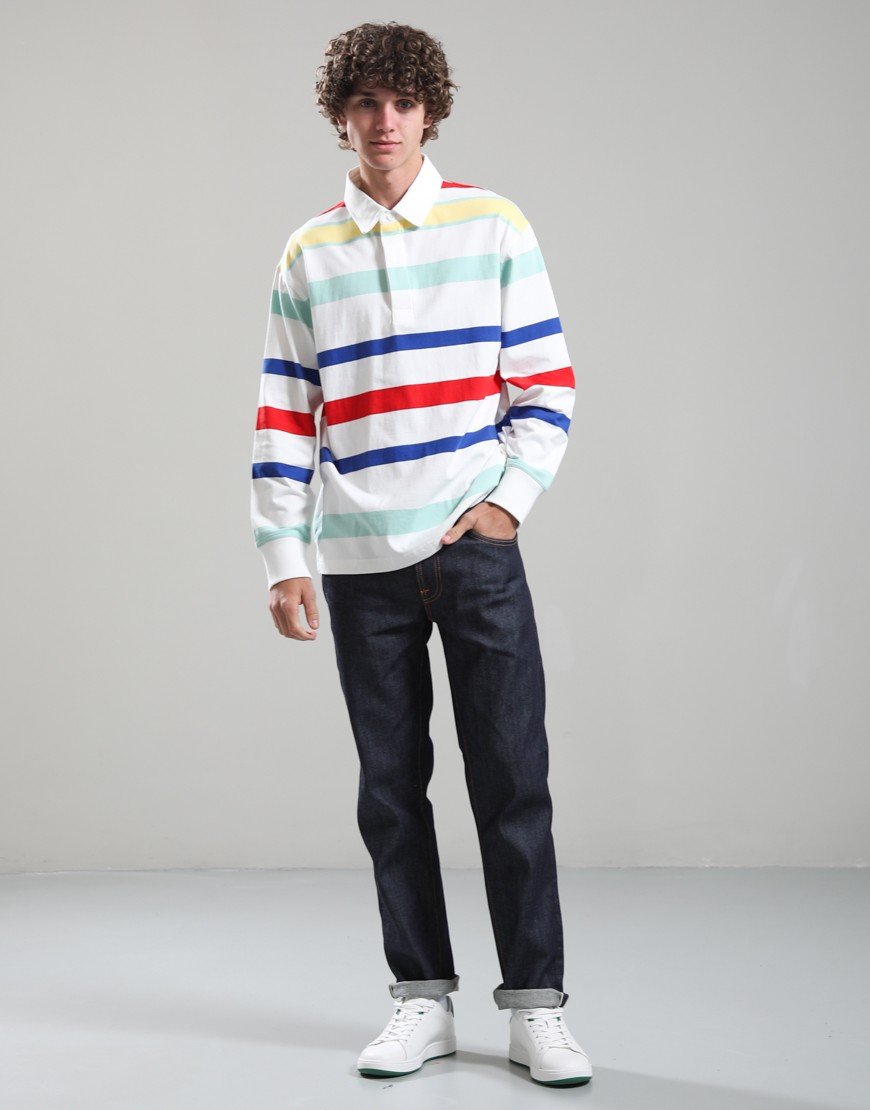 GANT Multi Colour Rugger Polo Shirt Eggshell
