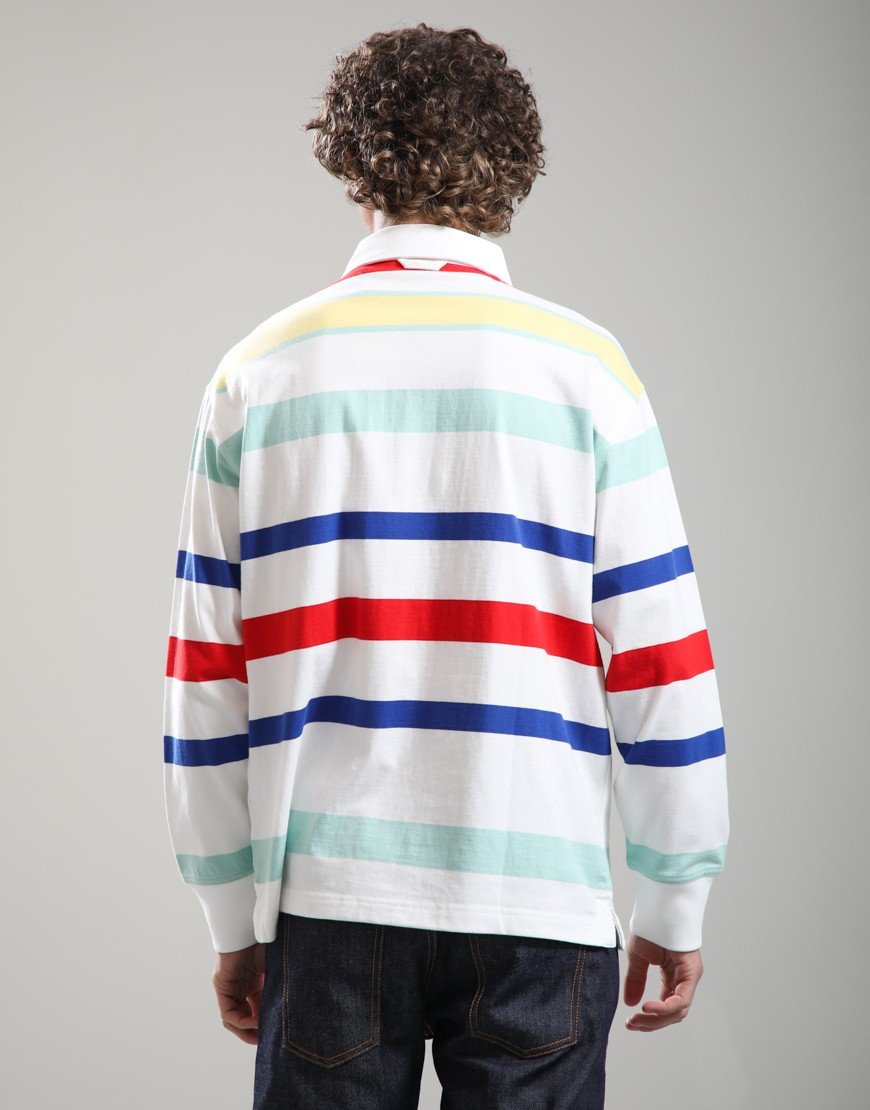 GANT Multi Colour Rugger Polo Shirt Eggshell