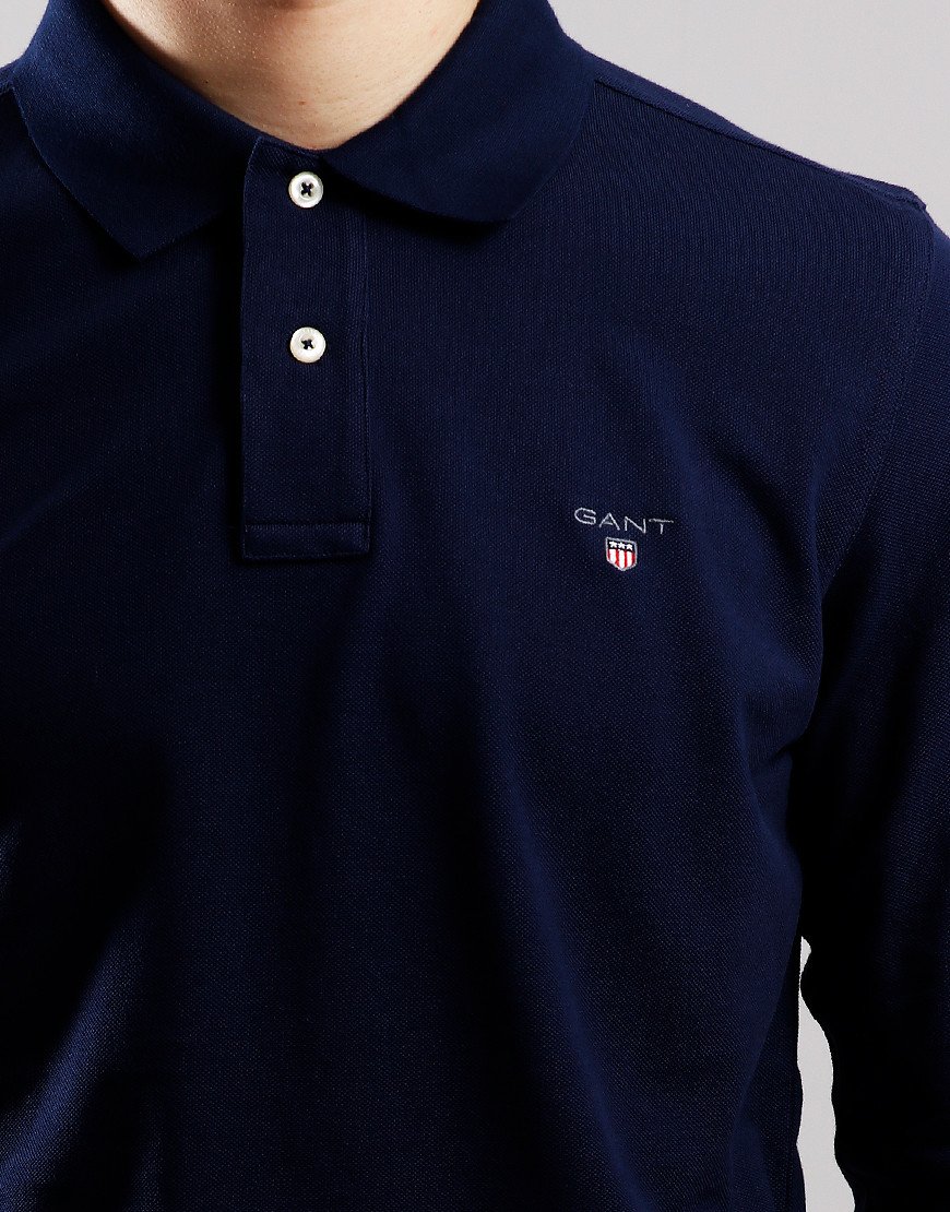 Gant long sleeve polo Clearance
