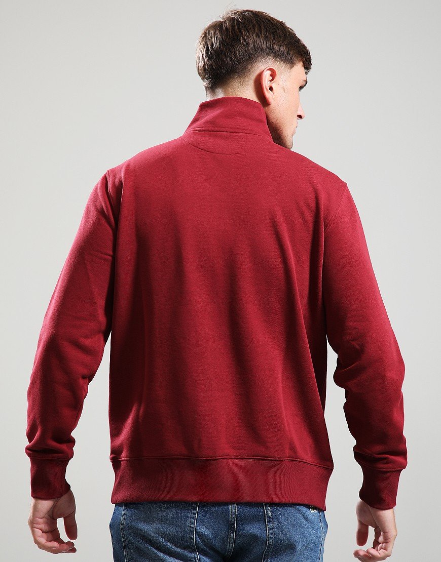 GANT Regular Shield Half Zip Sweat Plumped Red