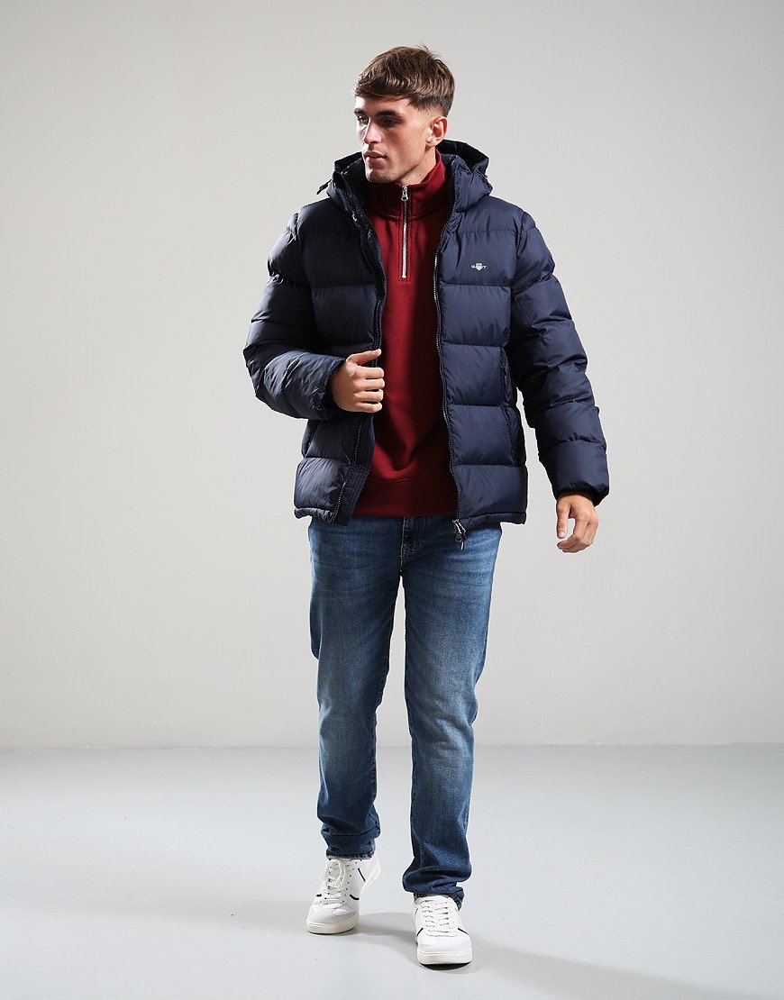 GANT Regular Shield Half Zip Sweat Plumped Red