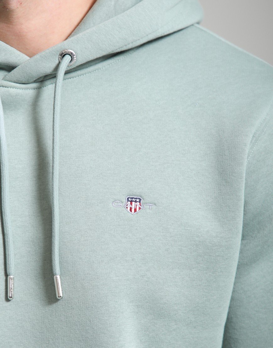 GANT Regular Shield Hoodie Ceramic Grey