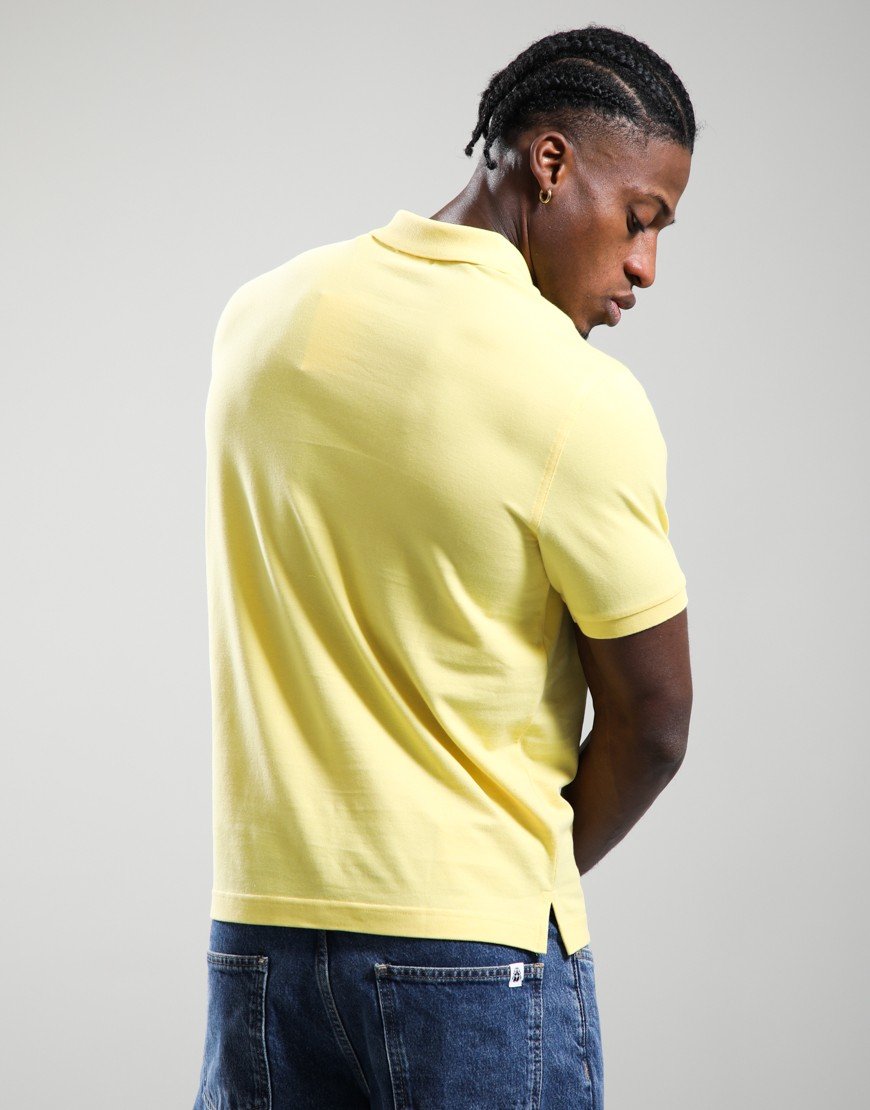 GANT Regular Shield Pique Polo Shirt Banana Yellow