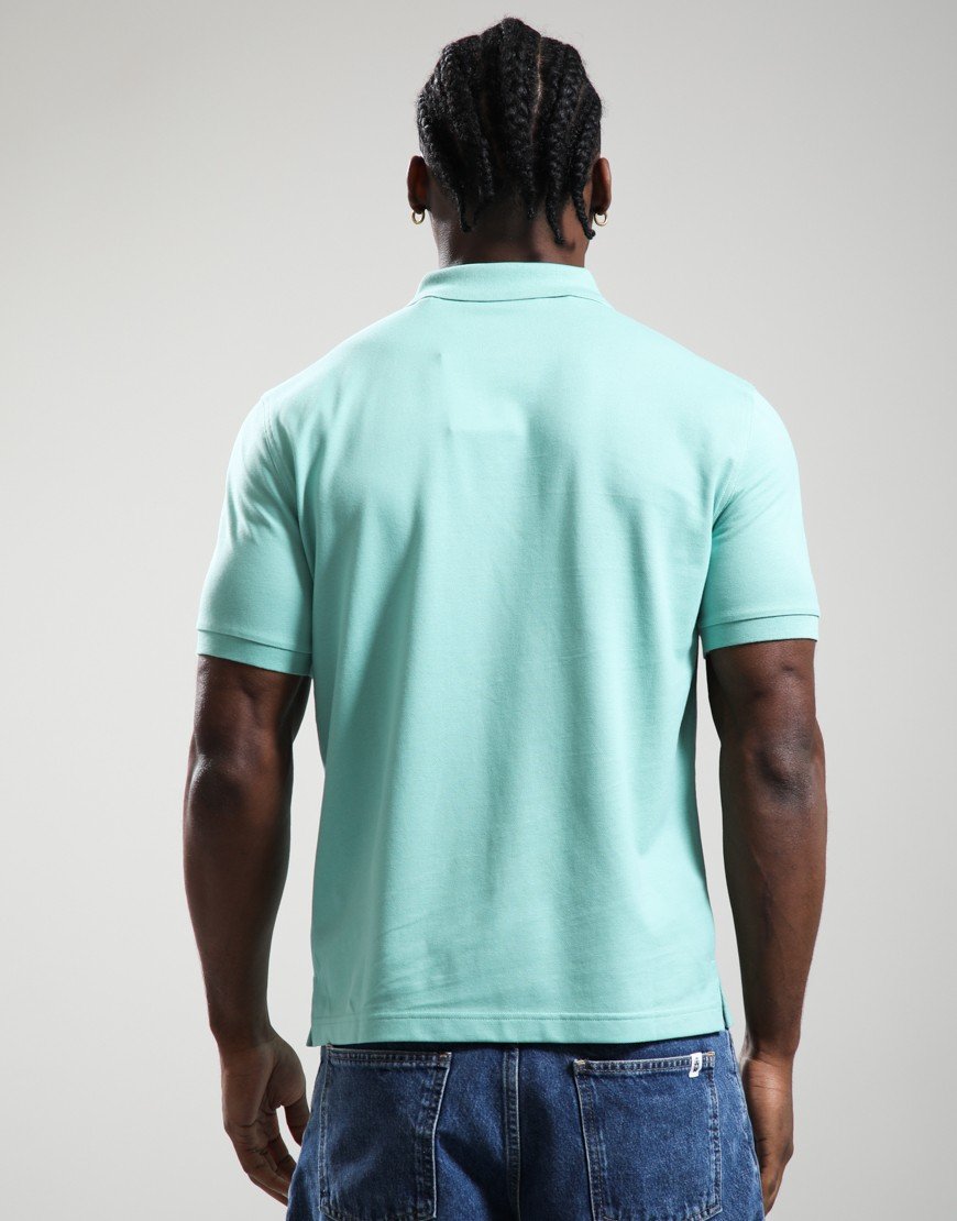 GANT Regular Shield Pique Polo Shirt Muted Turquoise