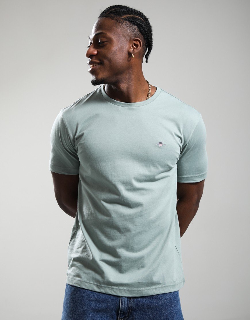 GANT Regular Shield T-Shirt Ceramic Grey