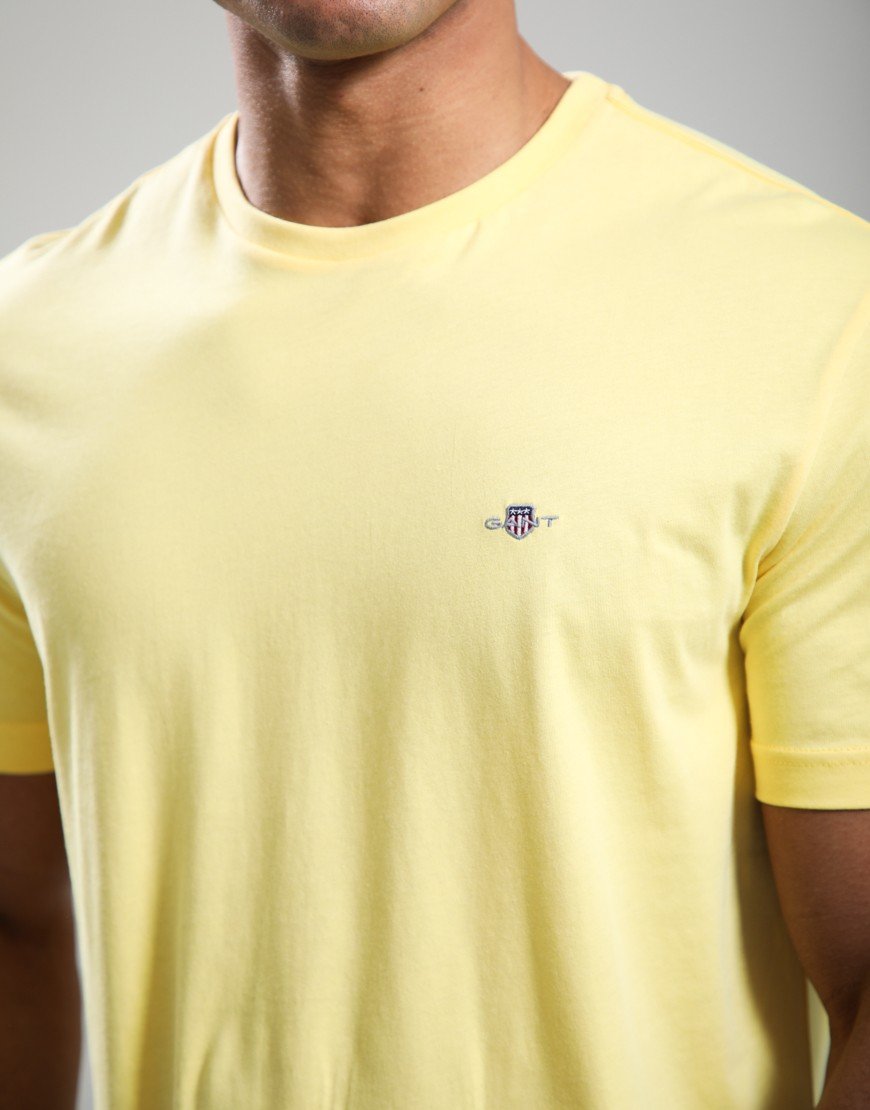 GANT Regular Shield T-Shirt Banana Yellow