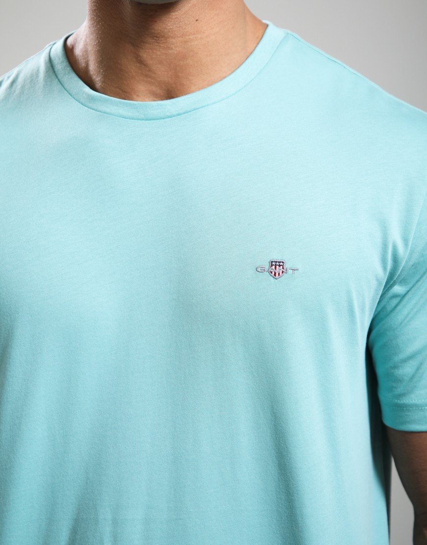 GANT Regular Shield T-shirt Muted Turquoise