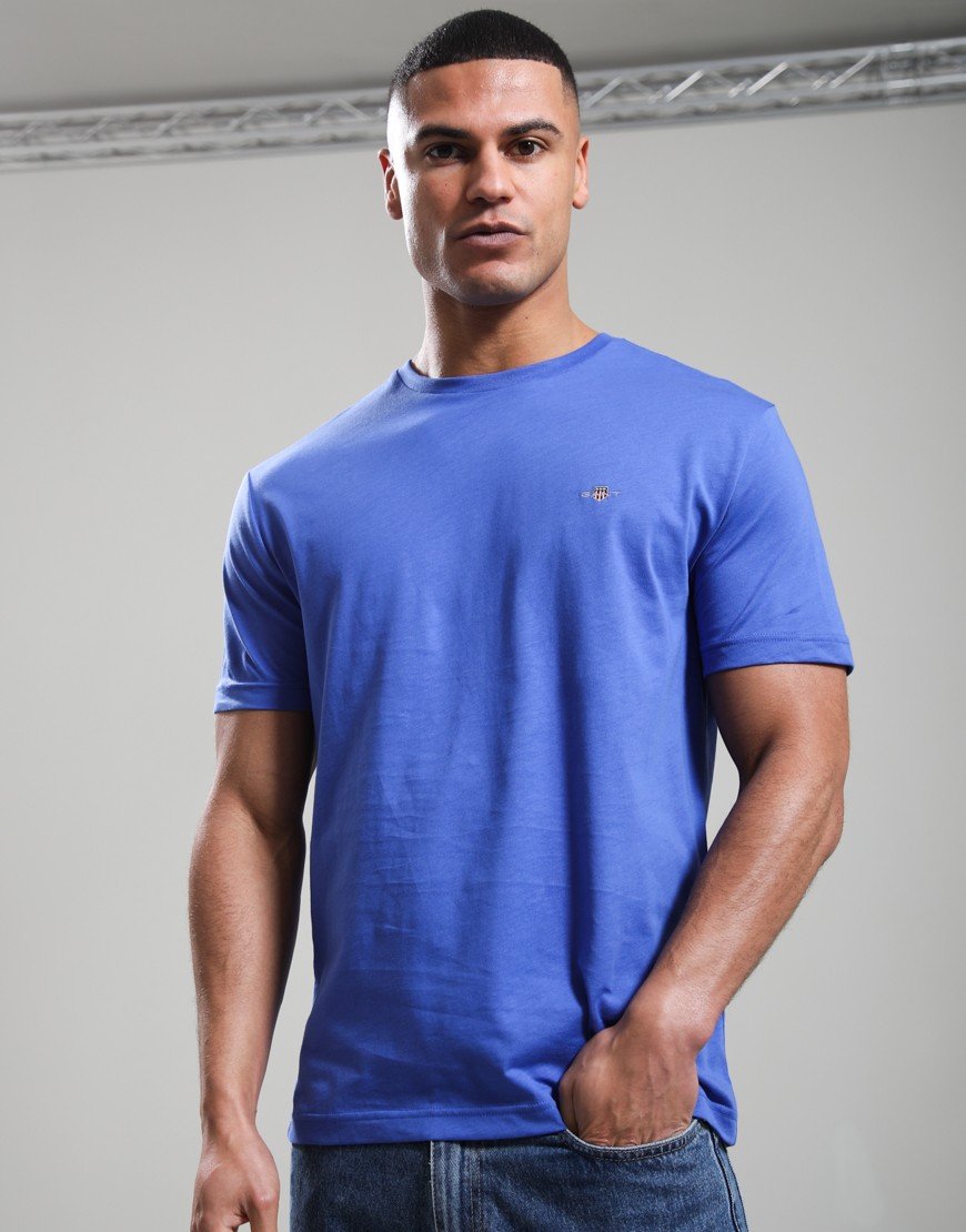 GANT Regular Shield T-Shirt Royal Blue