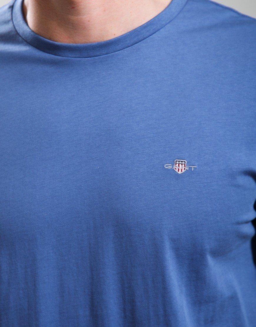 GANT Regular Shield T-Shirt Vintage Blue 