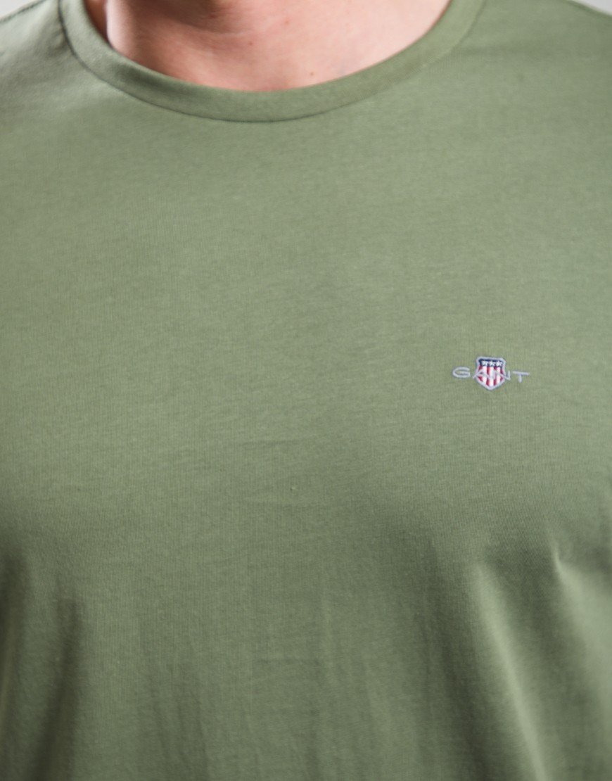 GANT Regular Shield T-Shirt Dry Herb Green
