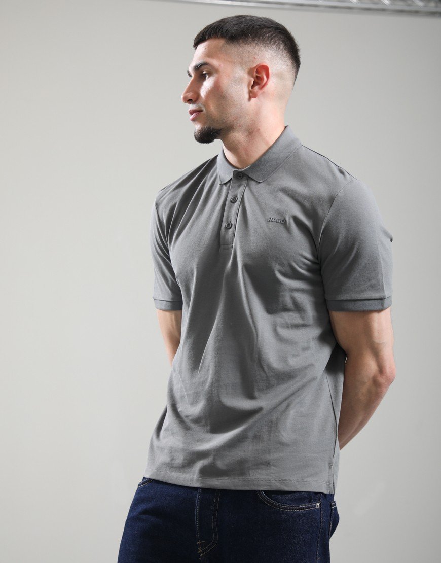 HUGO Donos222 Polo Shirt Dark Grey