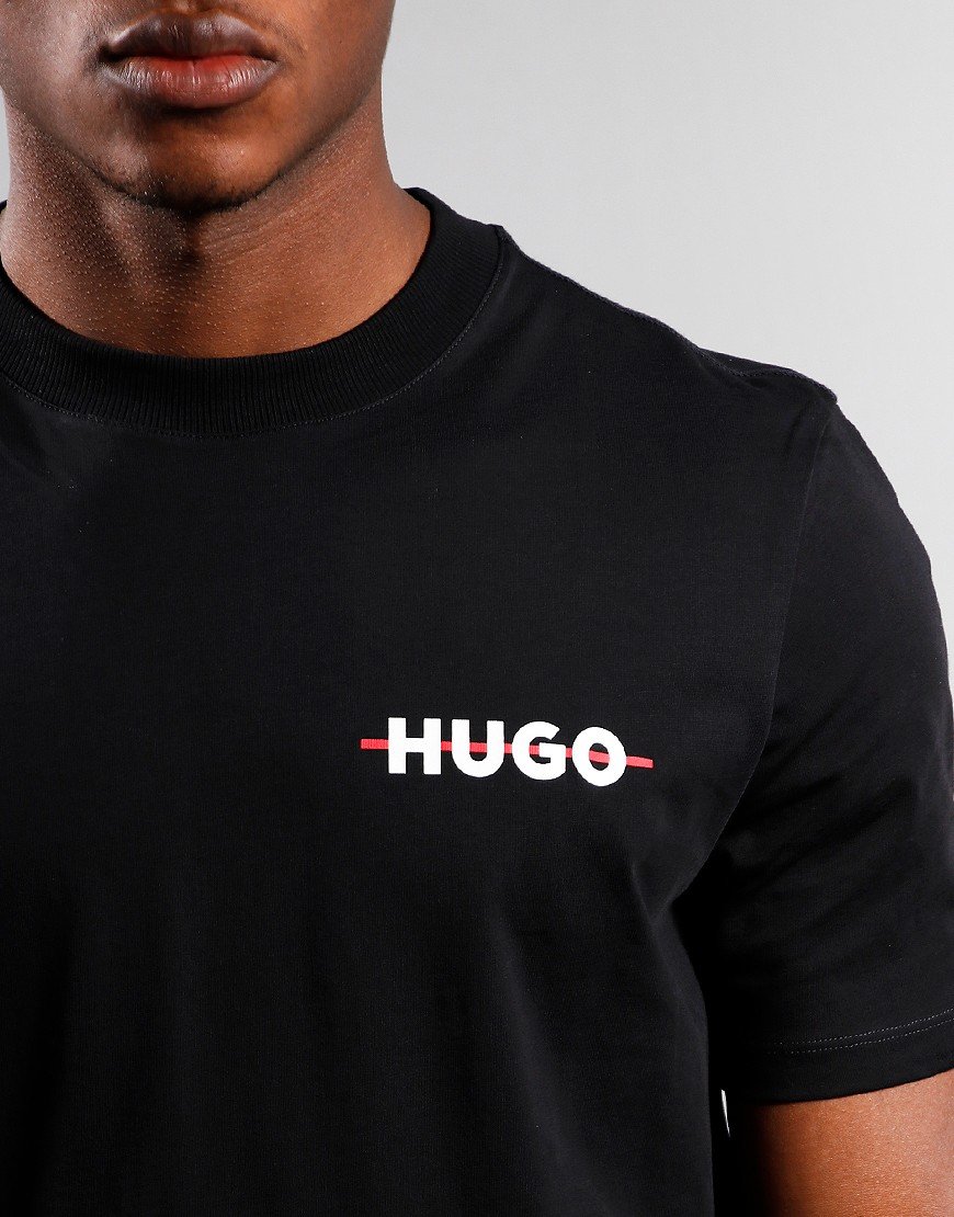 HUGO Drando T-shirt Black - Terraces Menswear