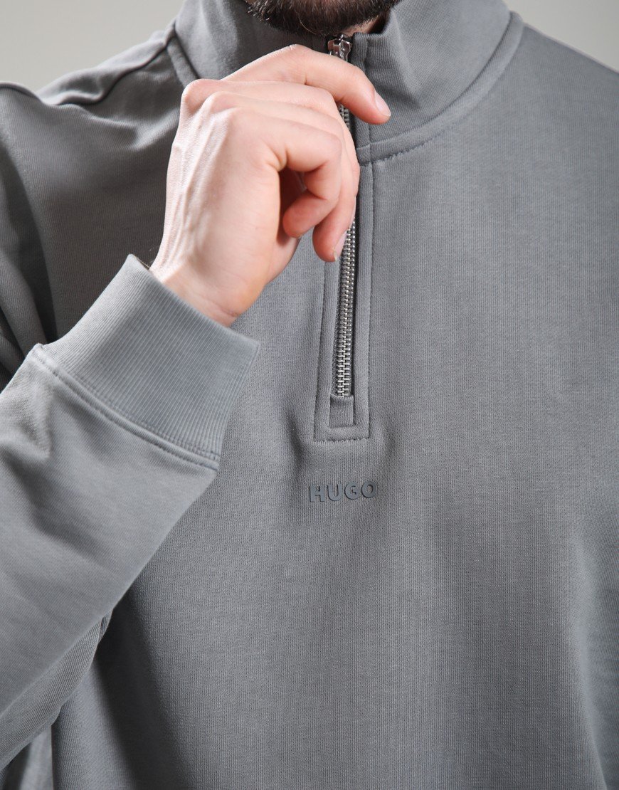 HUGO Durty244 Half Zip Sweat Dark Grey