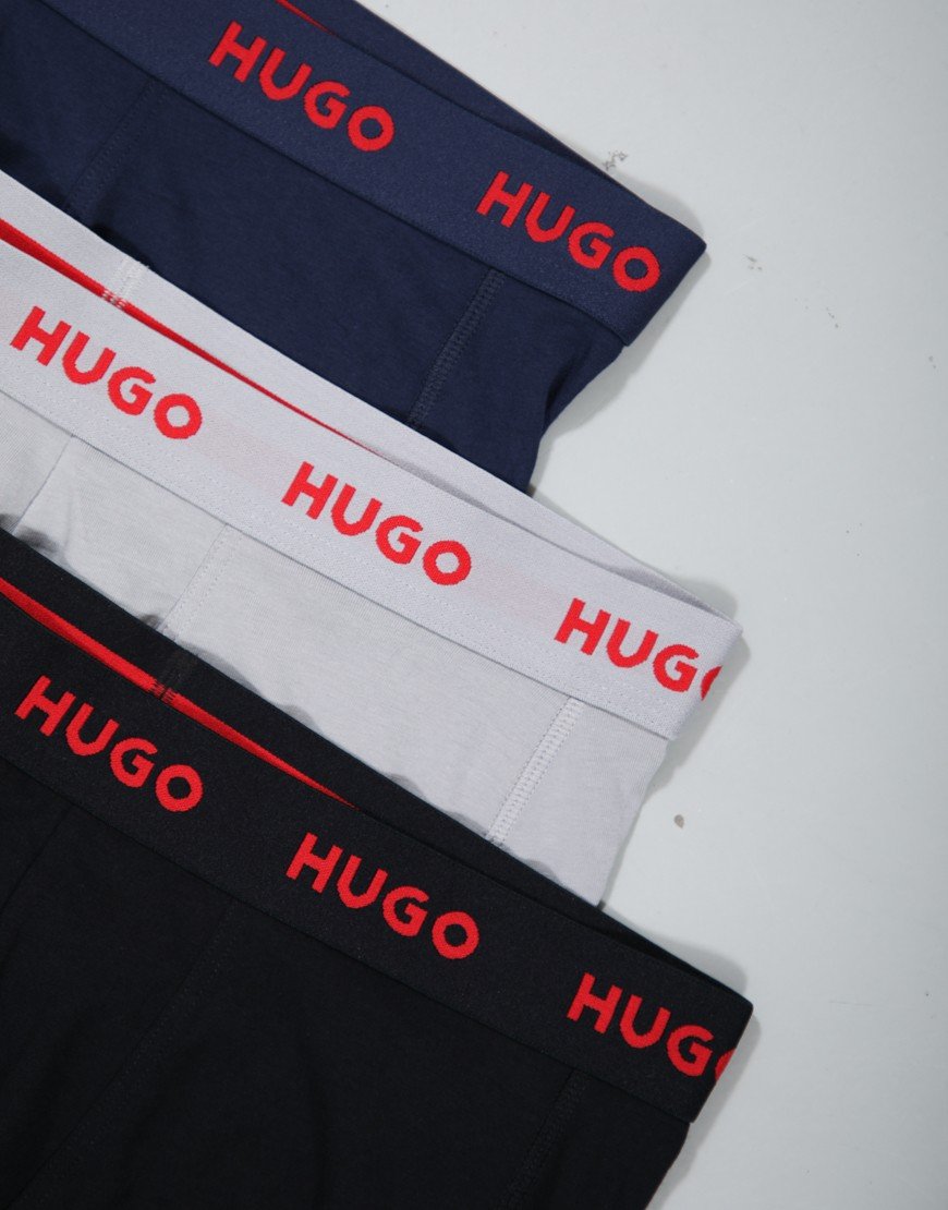 HUGO BOXER BR TRIPLET PACK Open Blue