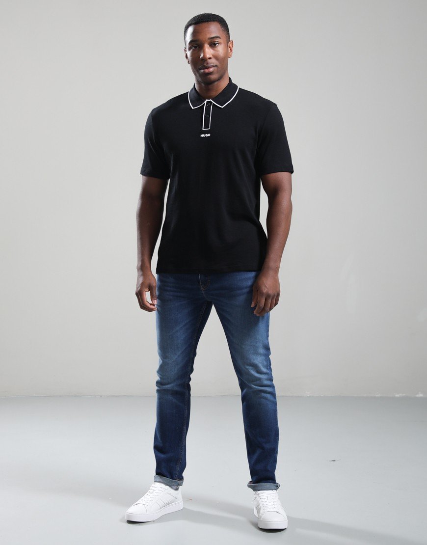 HUGO Dalumo Polo Shirt Black