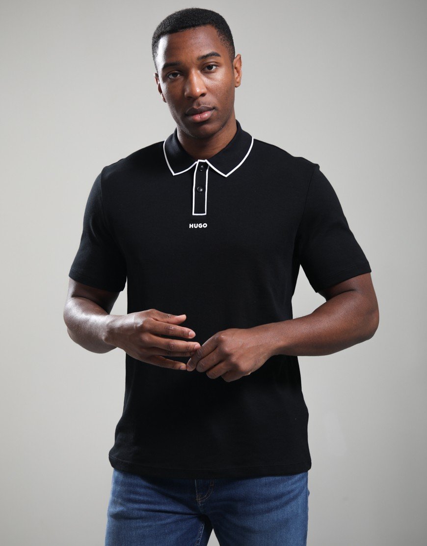 HUGO Dalumo Polo Shirt Black