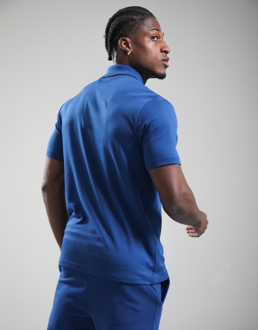 HUGO Dalumo Polo Shirt Open Blue