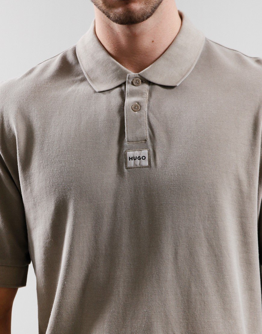 HUGO Danoe Polo Shirt Open Brown