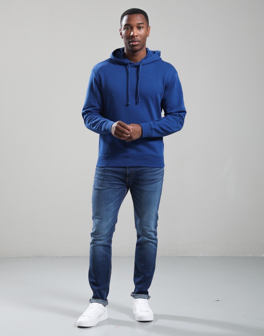 HUGO Dapo Hoodie Open Blue